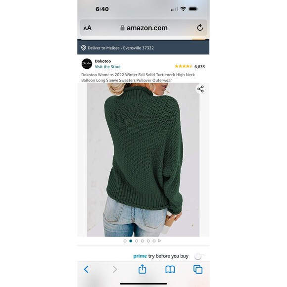 Amazon tik tok inspired viral SWEATER - Picture 8 of 9
